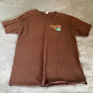 Fruit of the Loom Brown Graphic Tee